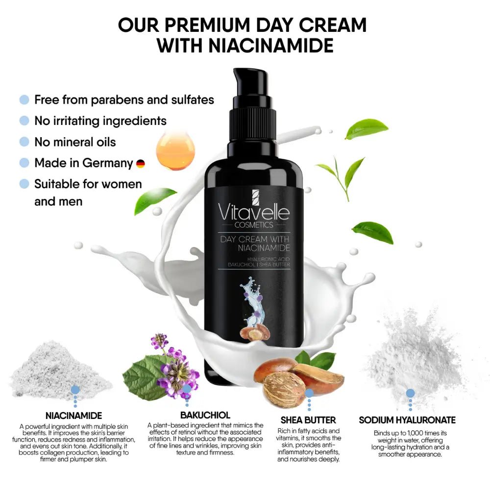 Day Cream with Niacinamide - Vitavelle Cosmetics USA