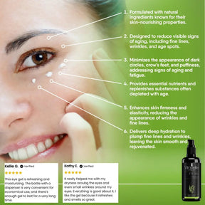 Eye Gel with Avocado Oil - Vitavelle Cosmetics USA