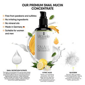 Snail Mucin Concentrate - Vitavelle Cosmetics USA