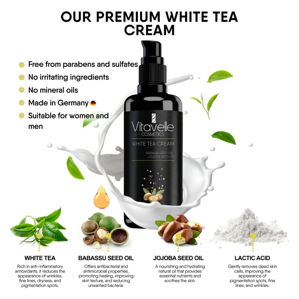 White Tea Cream - Vitavelle Cosmetics USA